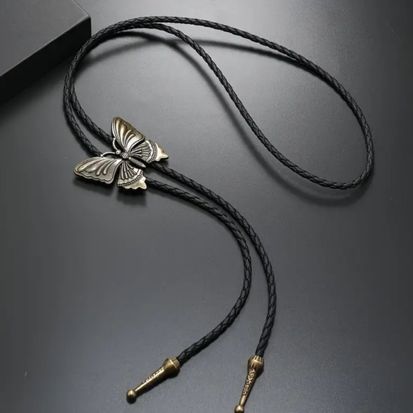 Butterfly bolo tie - Picture 4 of 4